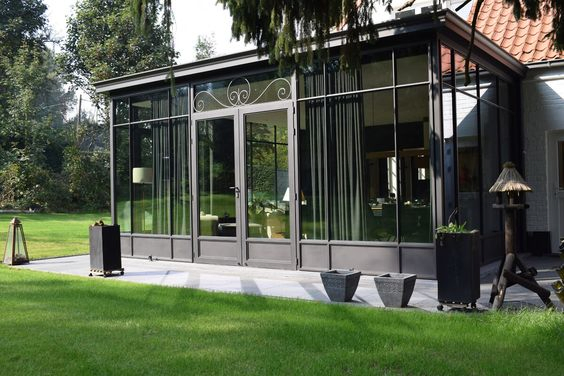 Free Standing Solarium Veranda Aluminum Glass Houses Aluminum Sunroom