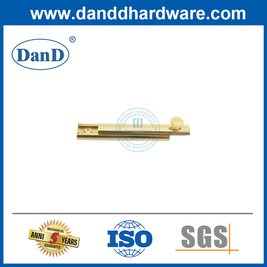 Good Quality Tower Bolt Brass Barrel Bolt Flush Mount Bolt Doors Accessories