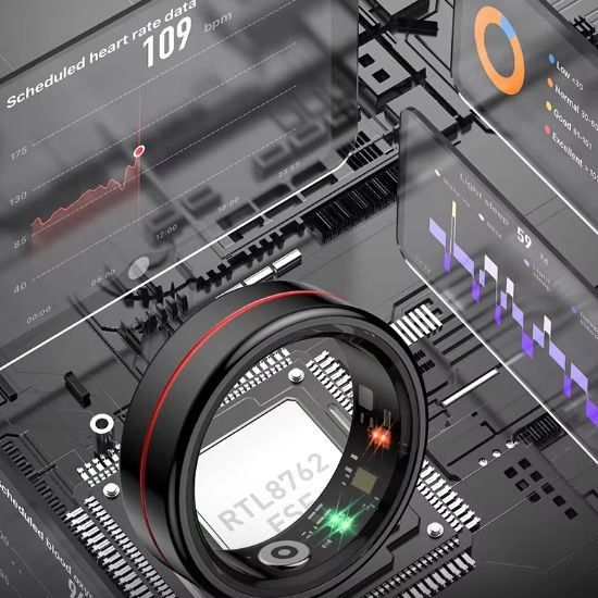 Smart Ring Factory OEM/ODM Manufacturer High Quality Health Tracker Smart Ring R04 Smart Ring for Android Phone