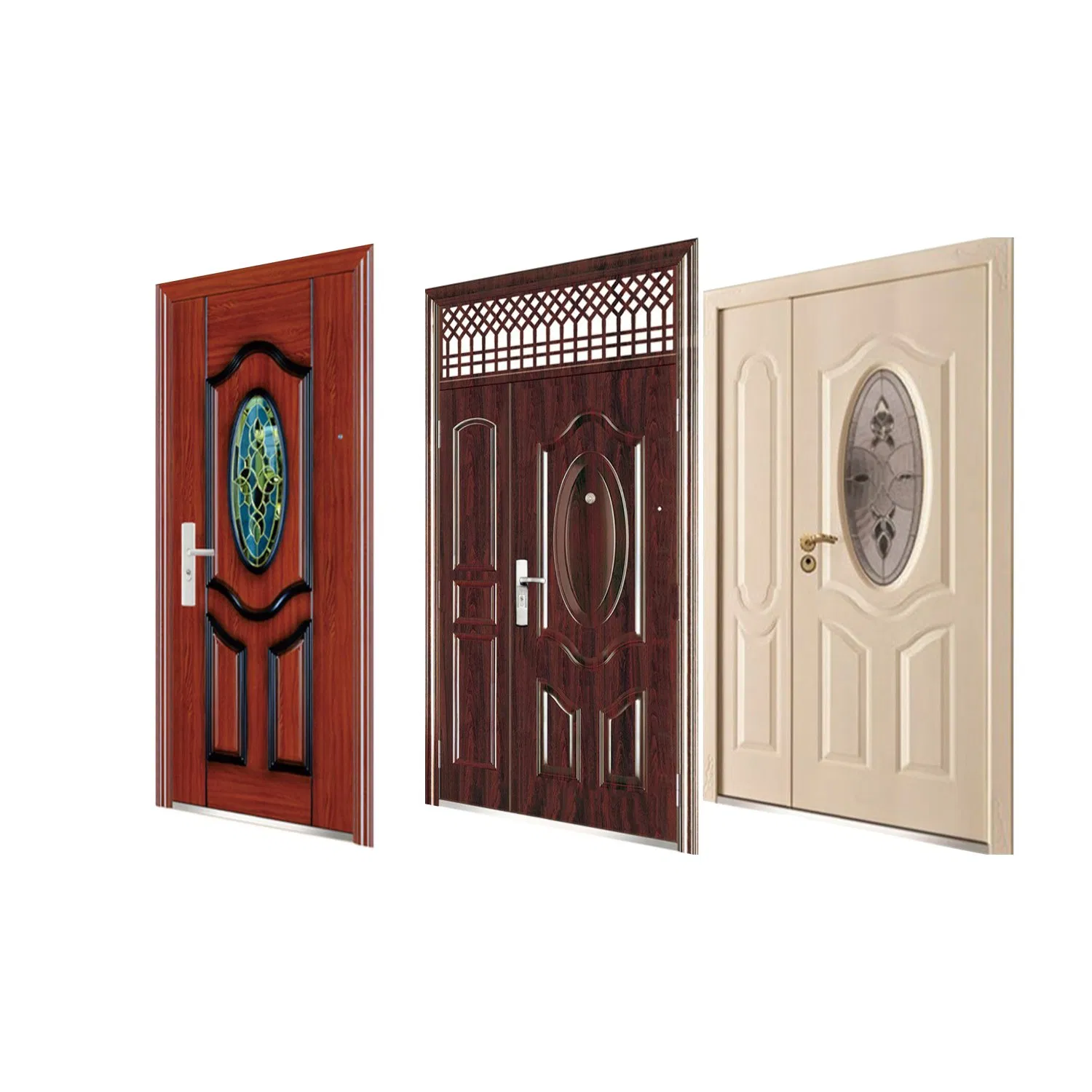 Tof Southeast Asia Glvanized Interior Wooden Moulded Doors Customized