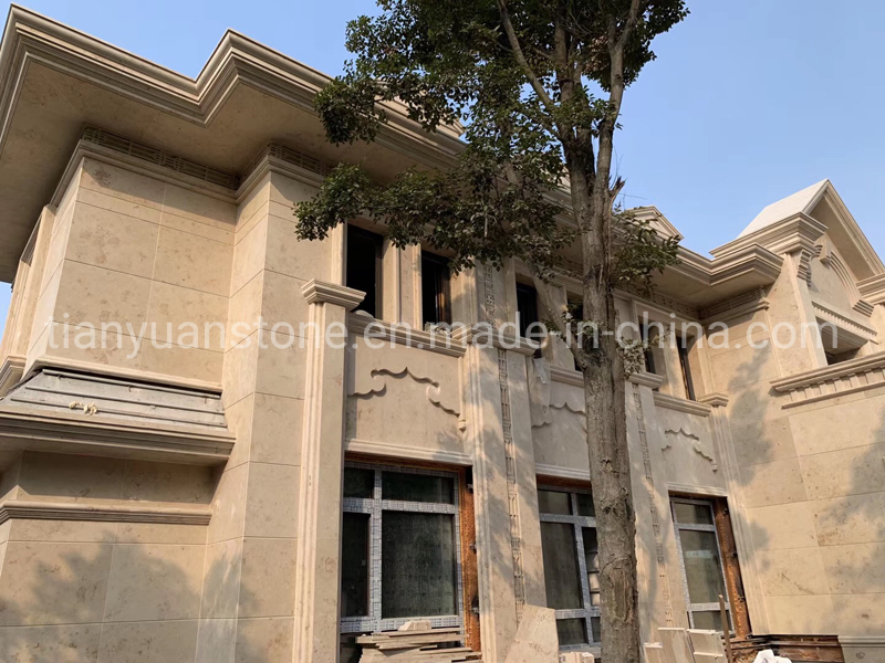 Polished/Honed Beige/White Moca/Jura Beige Limestone for Slab/Wall/Flooring Tile