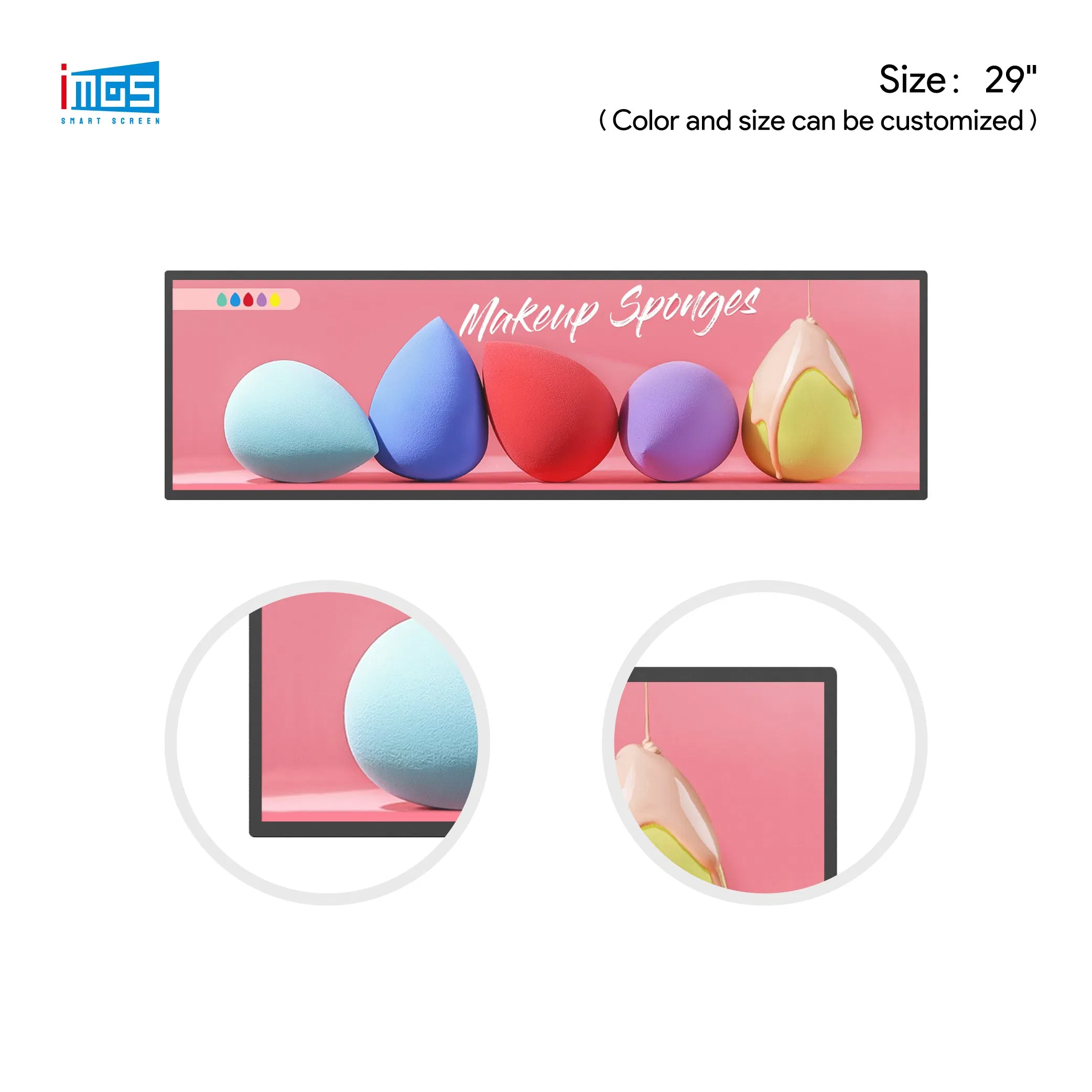 29-дюймовый LCD экран для рекламы