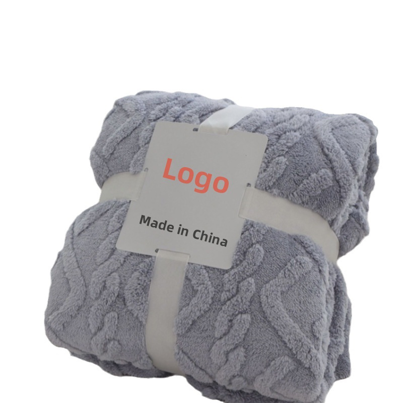 Многоцветный плед для дивана с капюшоном