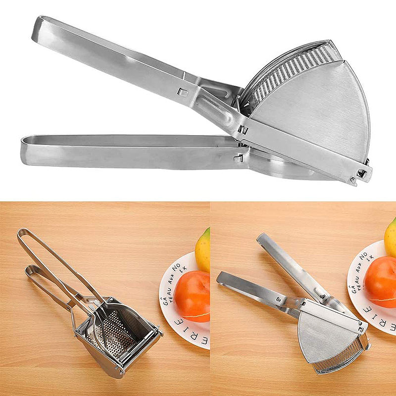 11.2 Inch Potato Ricer Kitchen Tools Stainless Steel Potato Masher for Commercial and Home Use