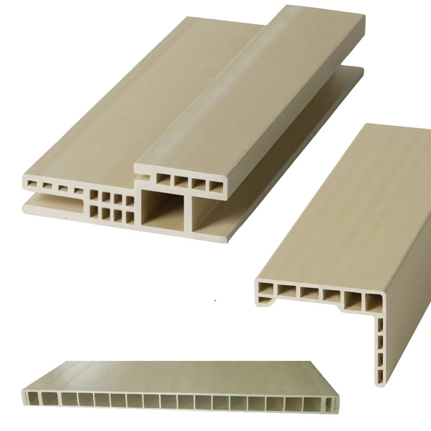 Modern Design Factory Waterproof Material Interior Nature Color WPC Door Panel