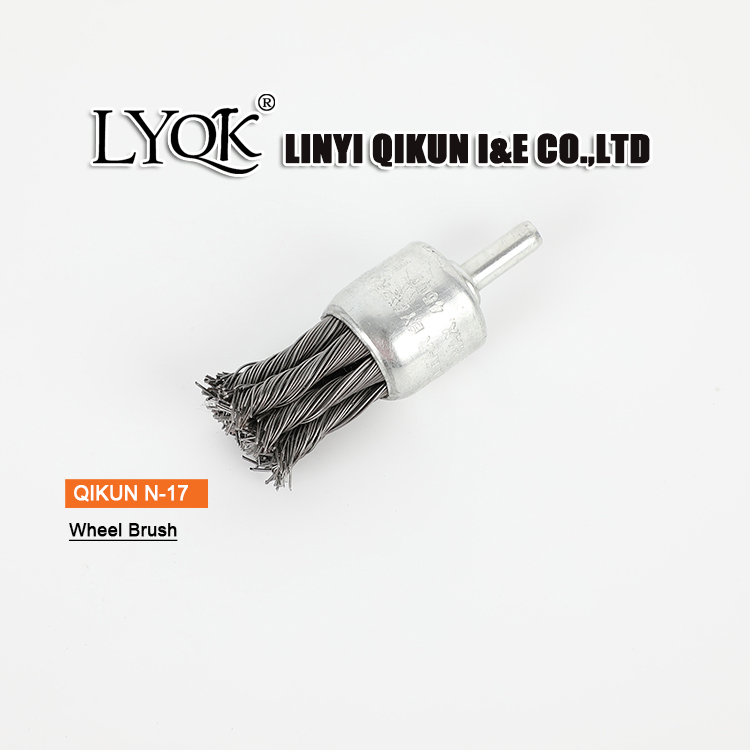 N-12 Carbon Steel Wire Knotted Wheel Brush