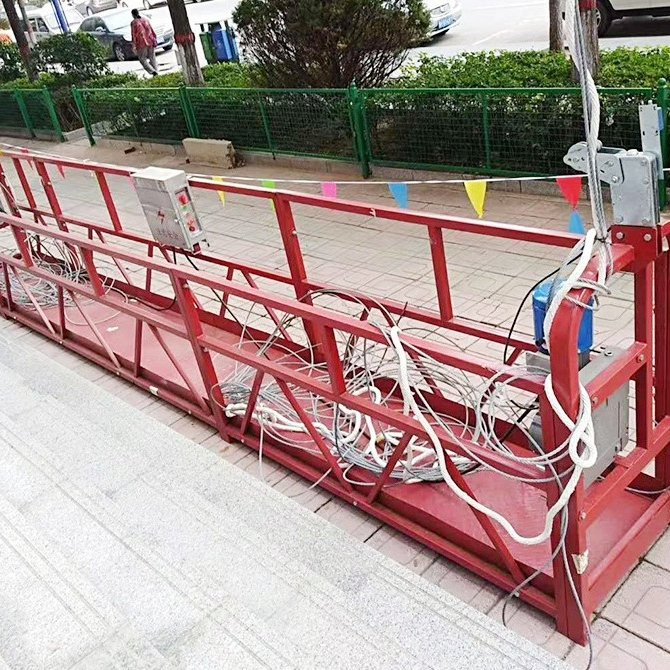 Zlp630 High Altitude Construction External Wall Suspension Platform