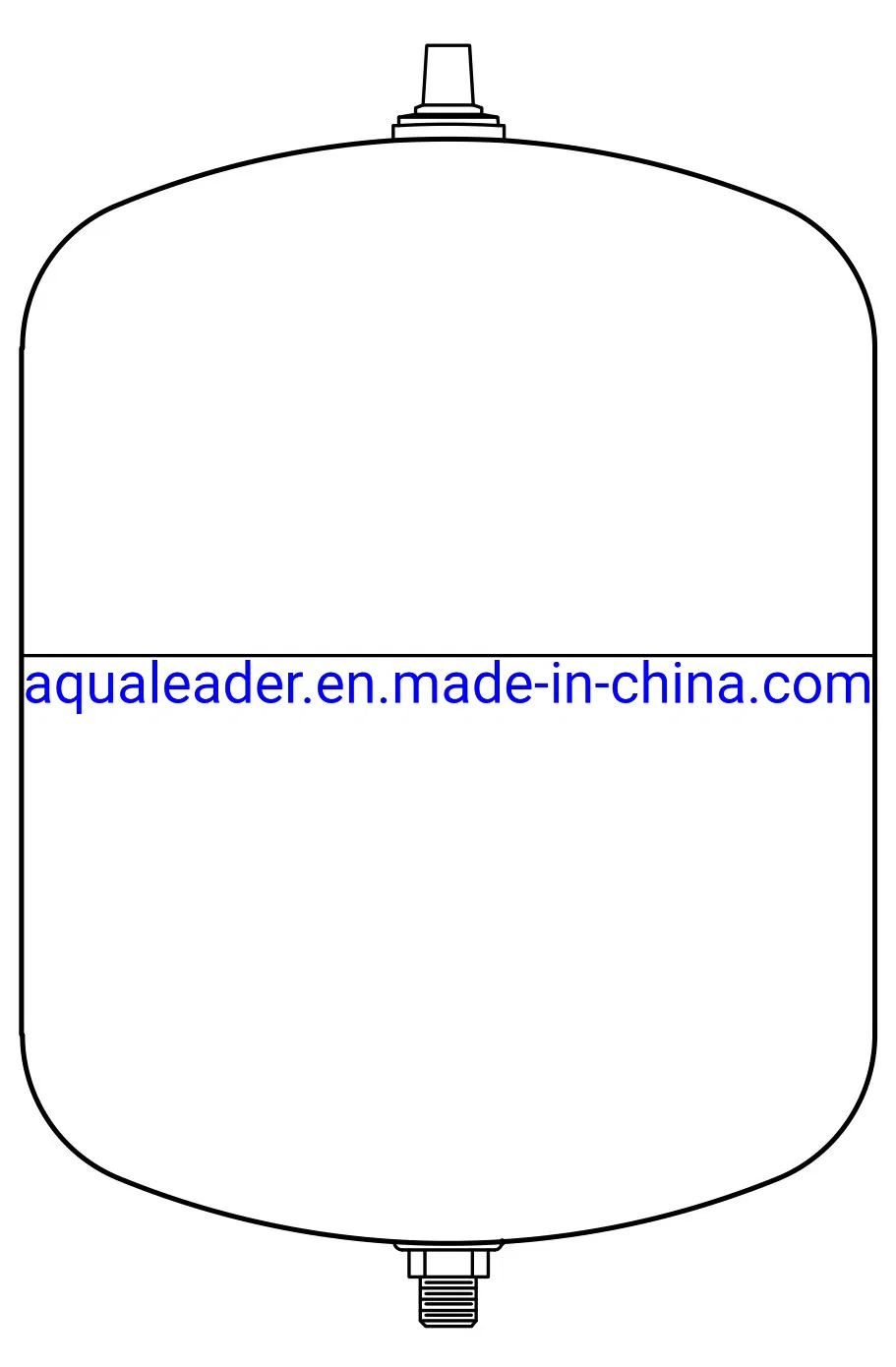 Gas Water Heater with a Thermal Expansion Tank