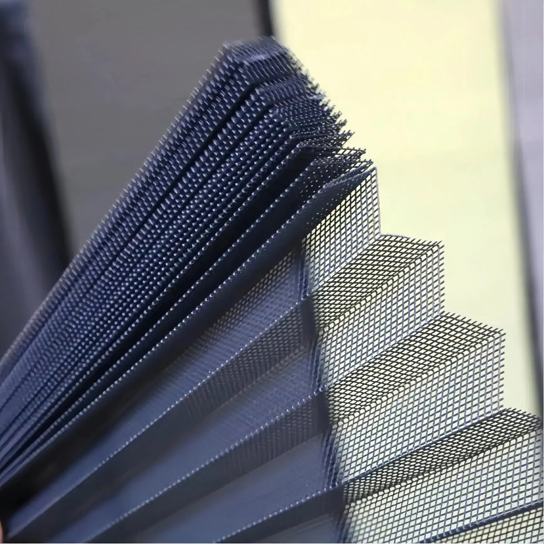 Pleated Plissed Mesh Folding Net Window Door Net Pleated Folded Screen