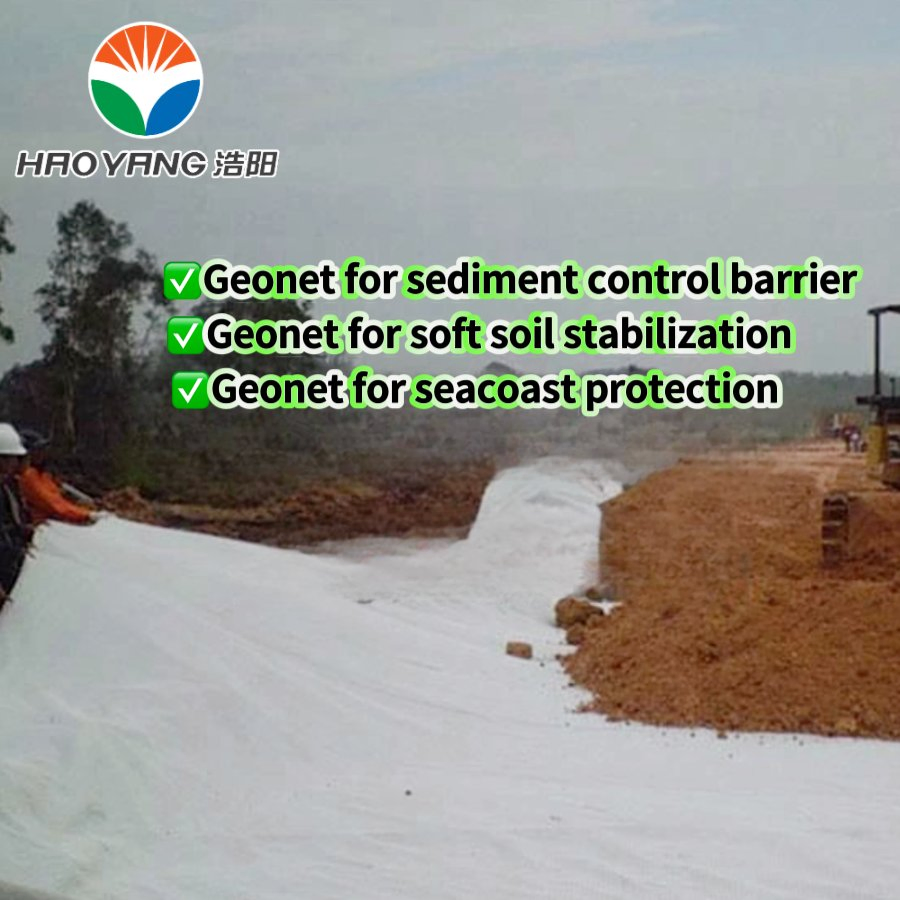 HDPE, High Tensile, Acid, Geonet for Environment Protection