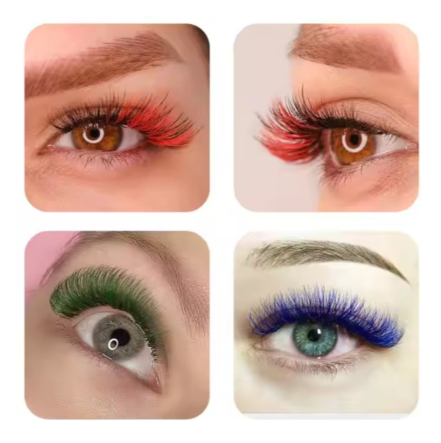 Volume Eyelash Extensions Classic Eyelash Extension Color Eyelash Extensions