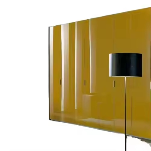 4mm 5mm 6mm 8mm 10mm 12mm Custom Color Matte Back Painted & Lacquered Building Glass for Furniture Black Painted Glass