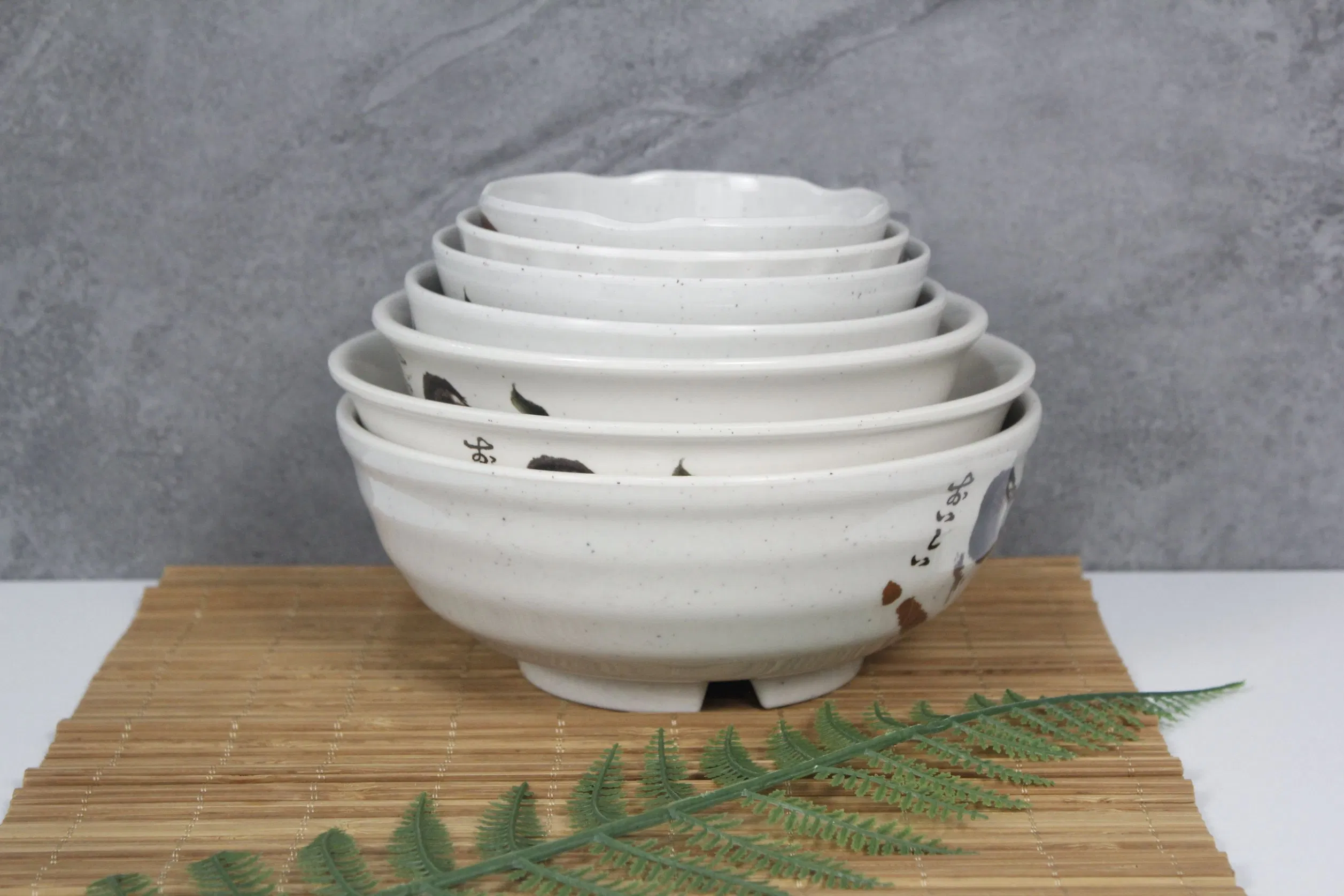 Ramen Salad Melamine Tableware Restaurant Dinnerware Noodle Bowls