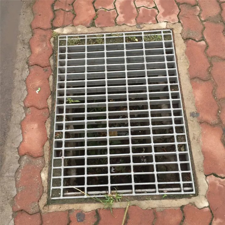 Galvanized Steel Trench Grating Drain Grating Cover Metal Drain Grate