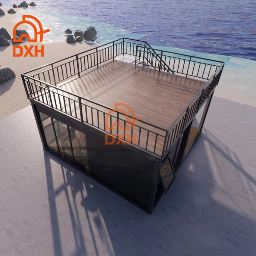 Hotel Home Apartment Outdoor School Prefabricated Luxury 20FT Construction Site Office Outdoor Dormitory Temporary Living Workshop Prefab Container House