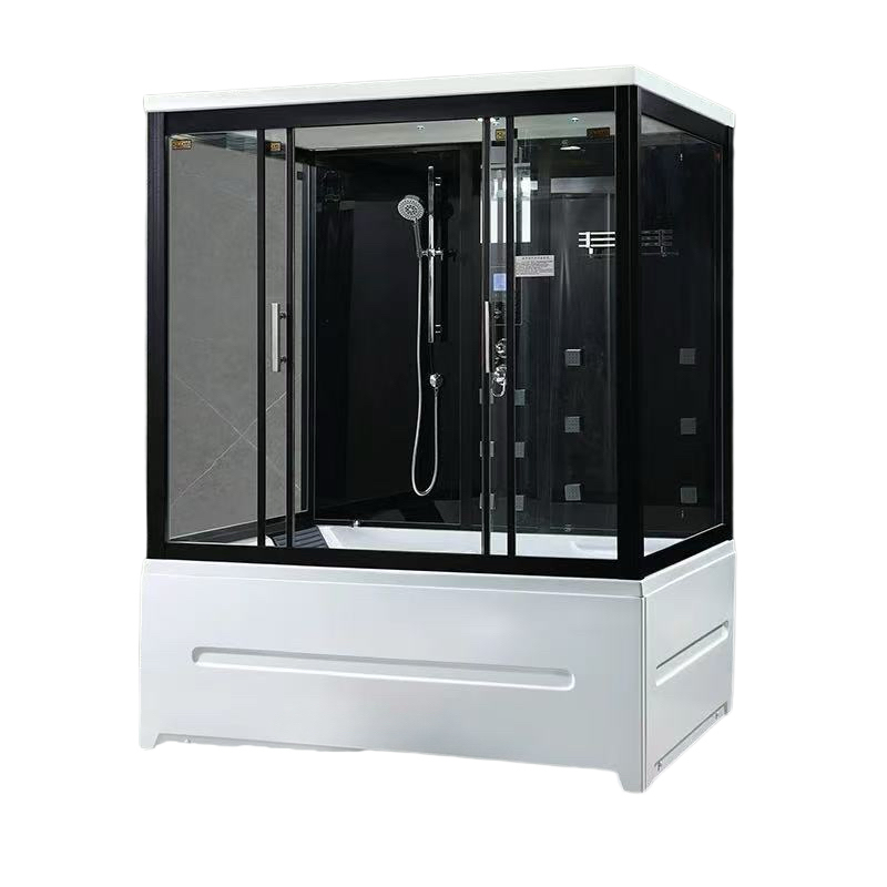 Luxury Integrated Massage Sliding-Door Double Steam Shower Room
