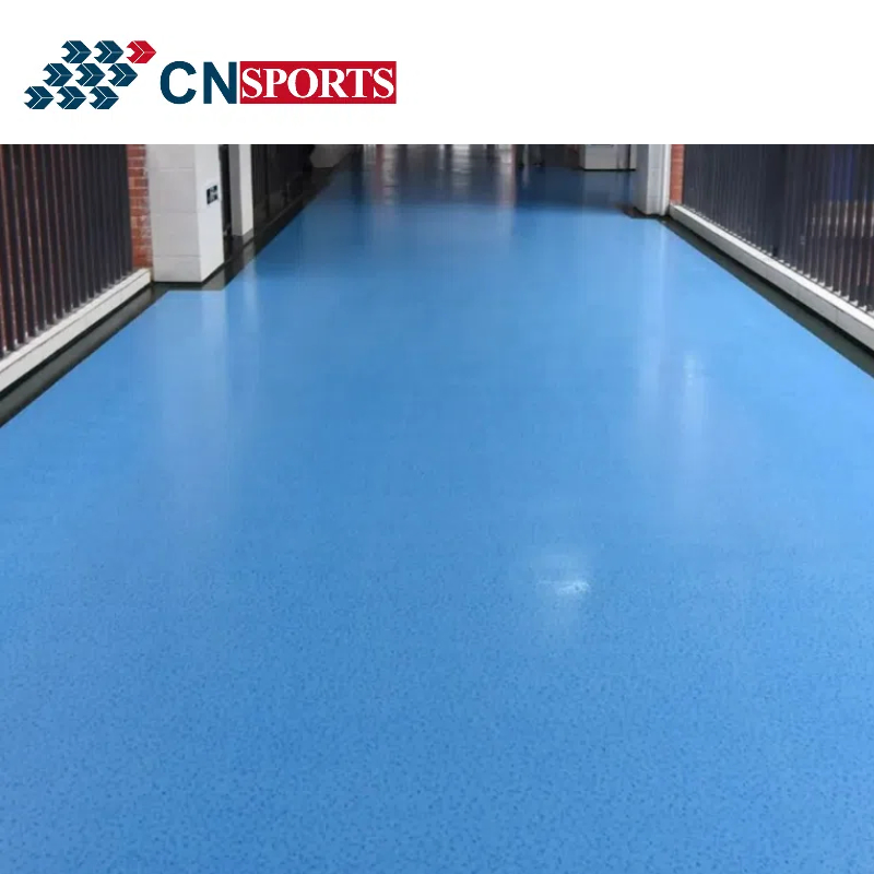 Cn-C02 Non-Slip Stone Pattern Type Flexible Spua Flooring for Office/Classroom