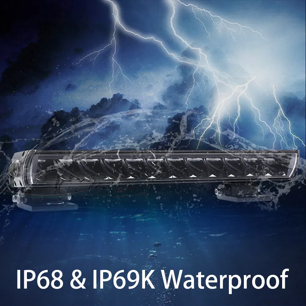 Diamond LED Slim Light Bar Series — 14" 60W and 20" 90W, ECE R112 Approved