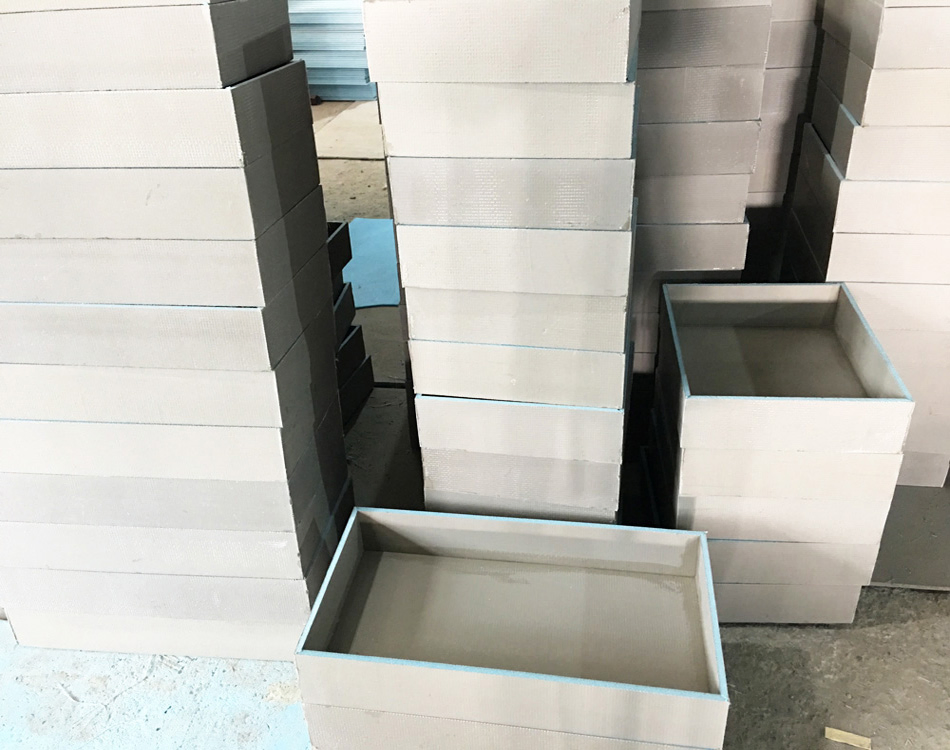 Customizable XPS Foam Shower Niche for Stylish Insulation Designs