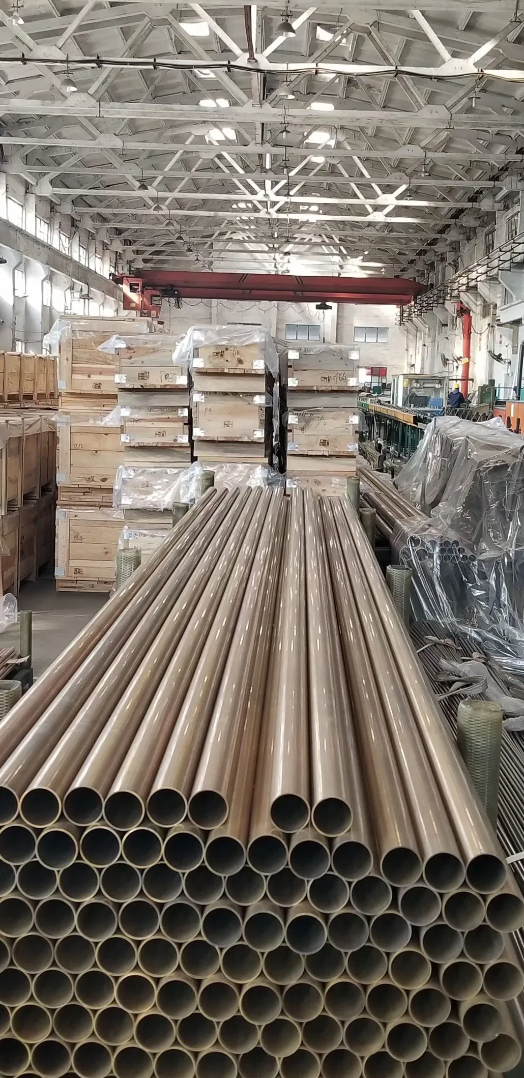 ASME Sb42 Copper C12200 C22600, C23000, C24000 Seamless Brass Pipe Tube