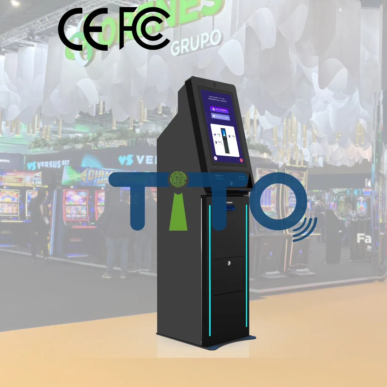 Credit Card out Self Payment Service Kiosk with Metal Cabinet Board Game Manufacturer