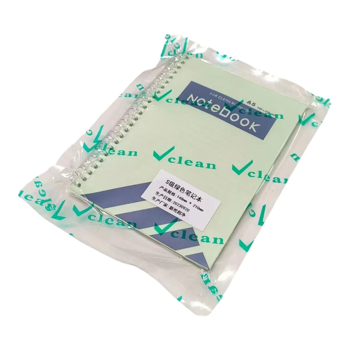 Industrial Cleanroom Notebook Paper Scrap Free A5 Size for Industry