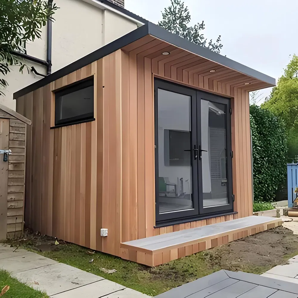 Сауна-бочка для двоих из массива дерева