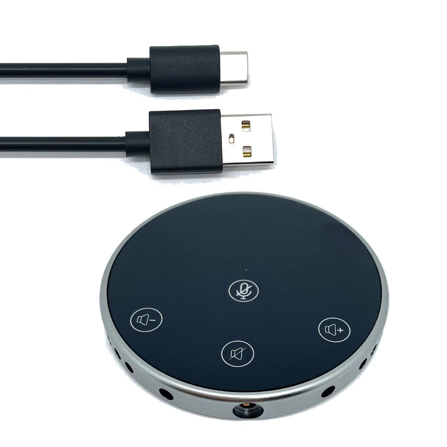 Versatile 360-Degree USB Microphone for Seamless Conference Calls