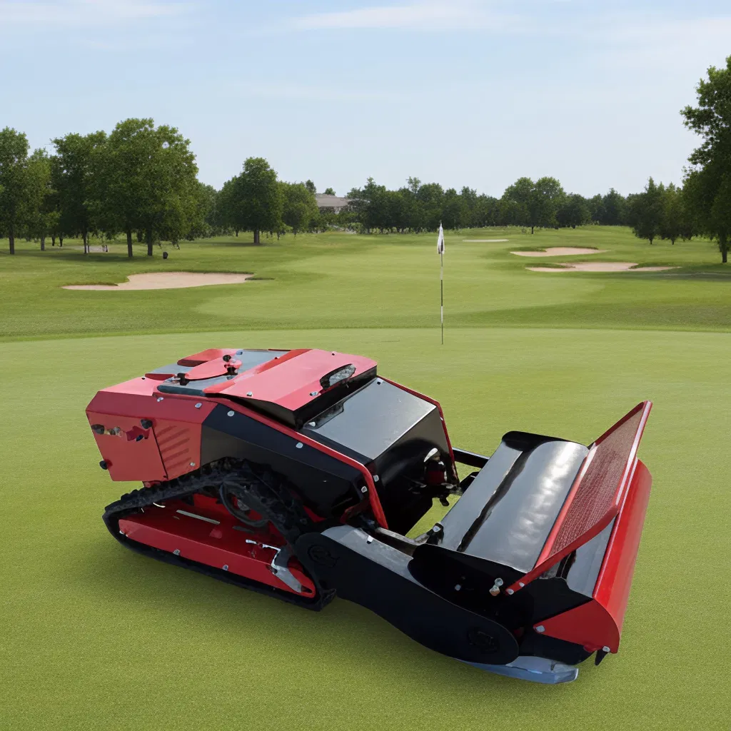 Powerful Sitron Hybrid Fuel Electric RC Lawn Mower One-Key Start