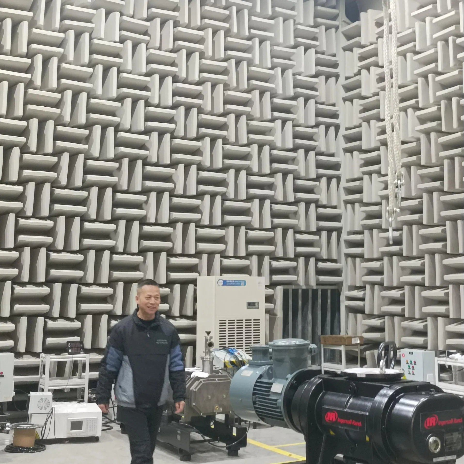 Provide Anechoic Chambers for Testing Institutions to Detect Abnormal Noises From Components