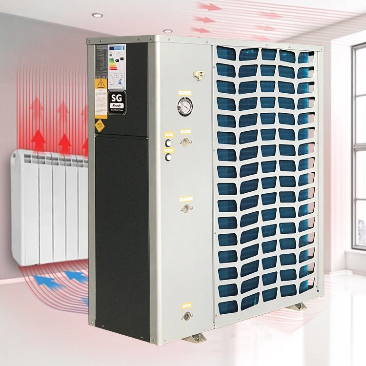 12+ Years Manufacturer Factory Supply 5okw ERP a+++ R32r290 Gas Underfloor Heating System Sanitary Hot Water Use DC Inverter Air to Water Heatpump