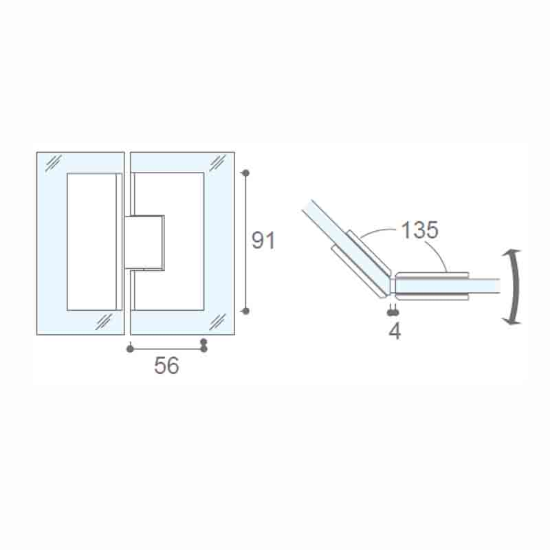 Bathroom Glass Shower Door Hinge Bathroom Accessories Hinge