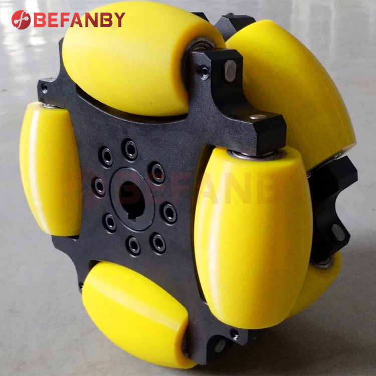 360 Degree 8 Inch Aluminum Alloy Factory Robot Mecanum Wheel