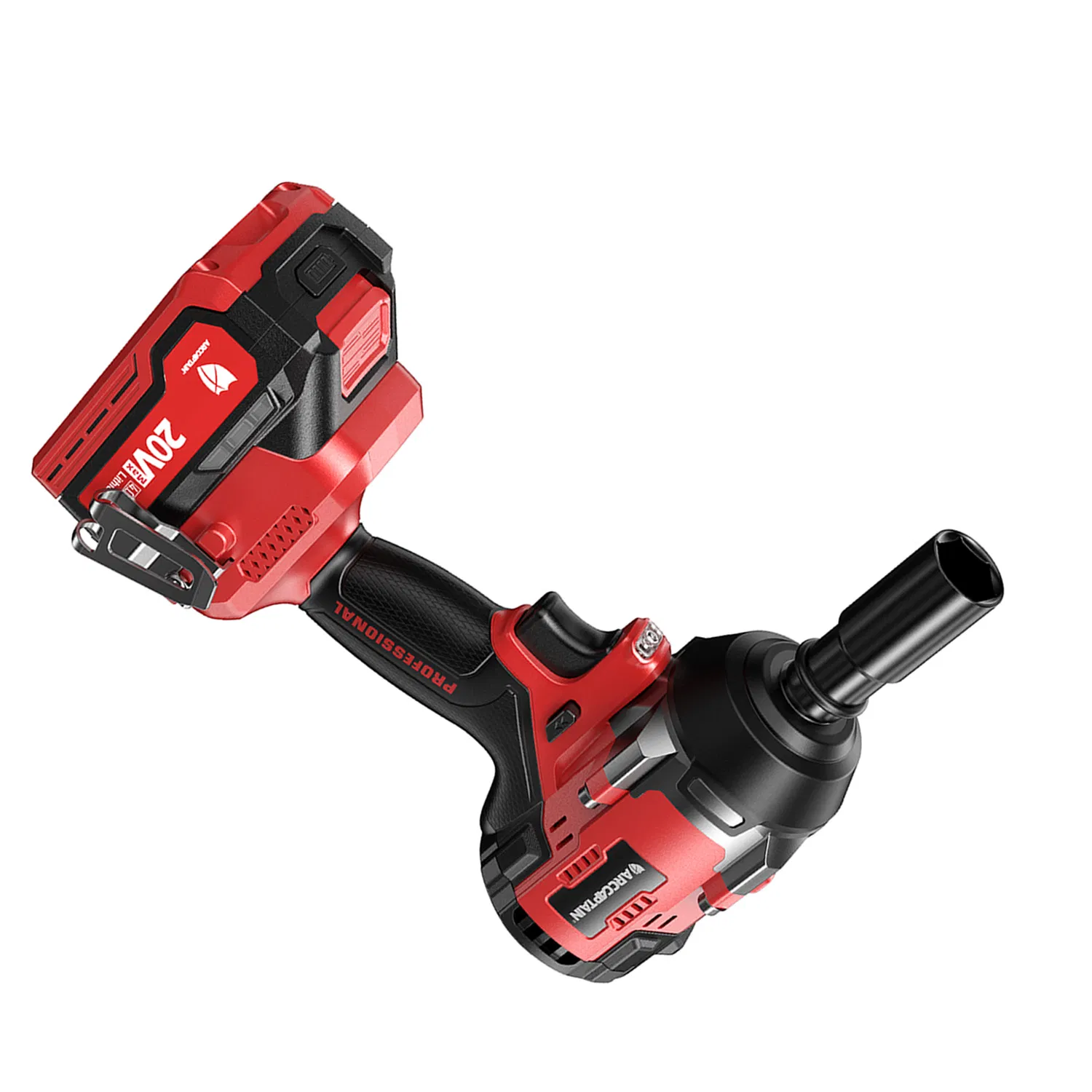 Arccaptain Heavy Duty Cordless Impact Tool 1350n. M 1/2" Square Drive with Fast Charge Batteries