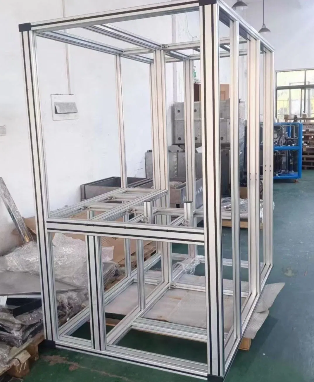 40X40 V-Slot Aluminium Profile for Conveyor/Slope Conveyor Belt/Sorting Line Aluminium Accessories