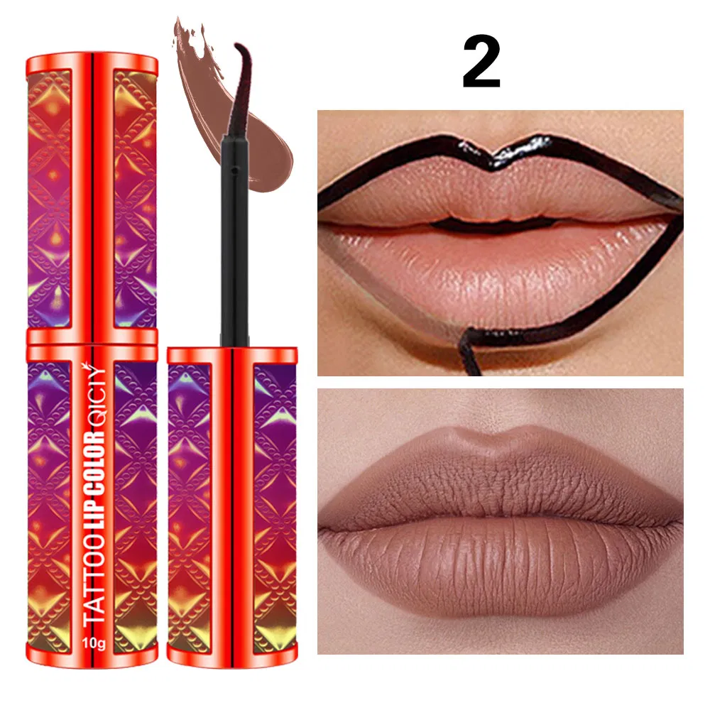 Makeup Factory 10g 4-Color Tear-off Lip Gloss Lip Liner