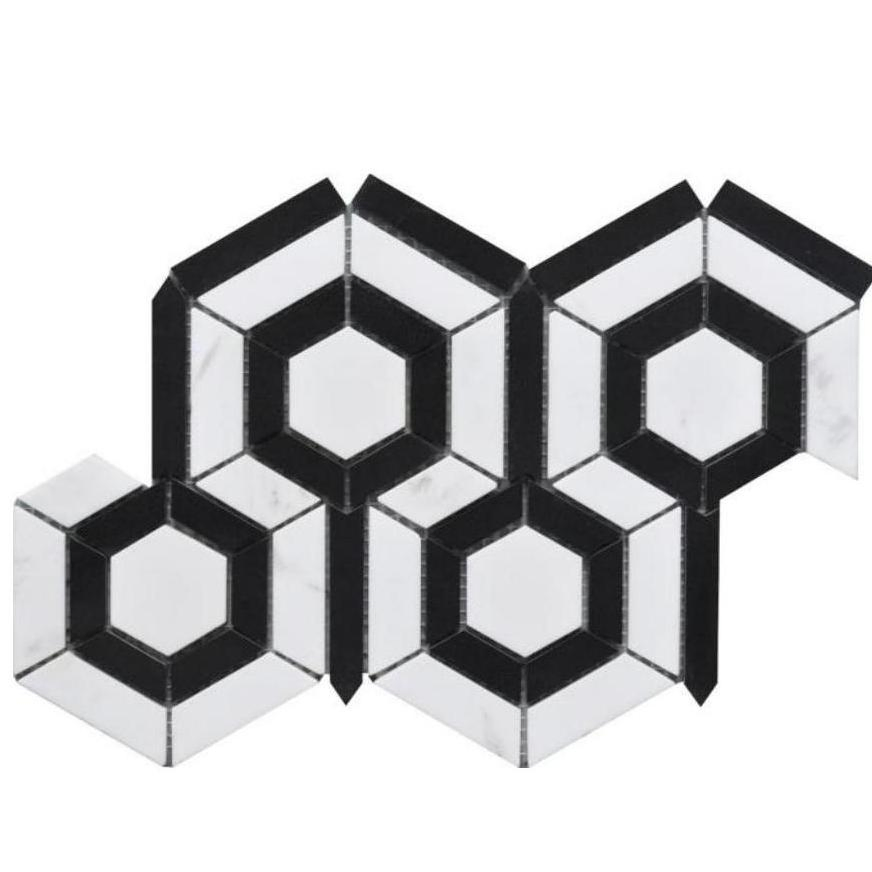 Натуральная мраморная мозаика для стен, 300x300 мм