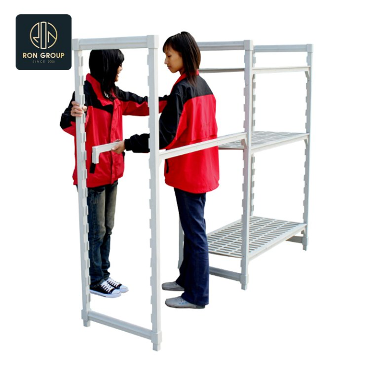 Versatile Plastic Shelving for Retail and Warehouse Use