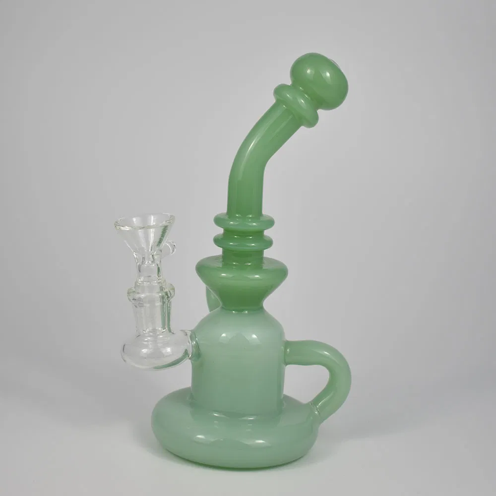 5.5 Inches Jade Color Heady Glass Dabber Rig