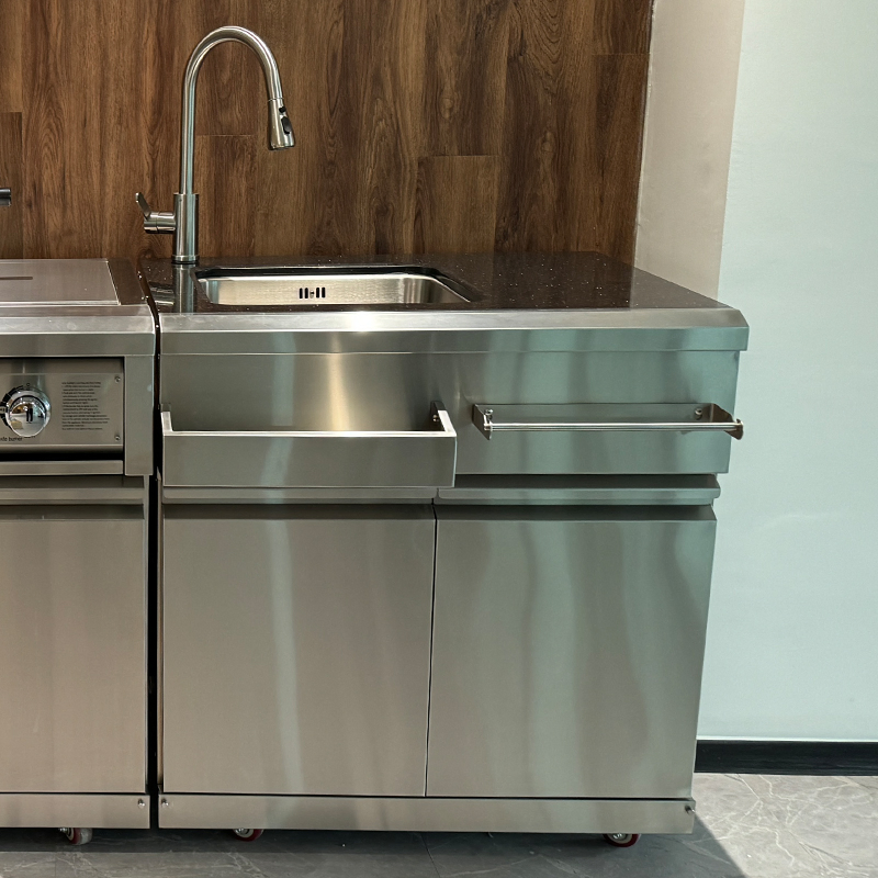 Metal Home Use Stainless Steel Kitchen Cabinet