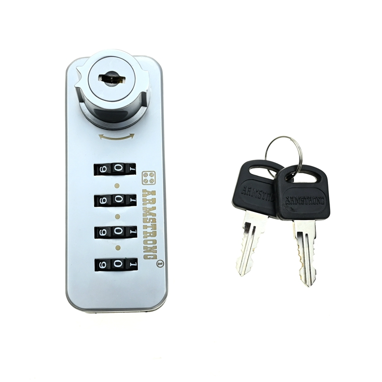 Yh3601 Drawer Furniture Gym Mechanical Metal 4 Dials Digital Cabinet Combination Locker Lock with Master Key