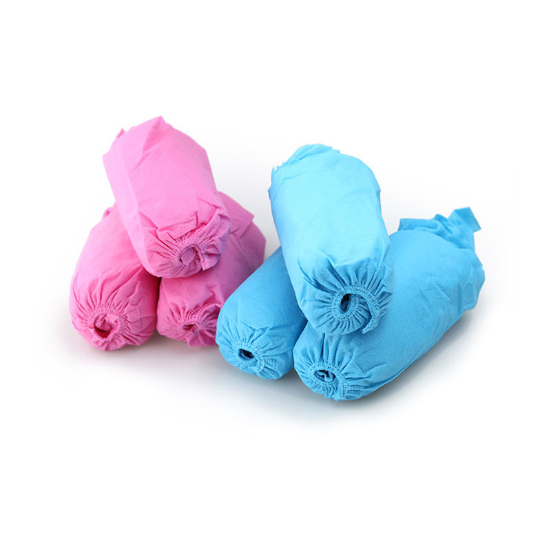 Custom Shoe Covers Disposable Non Woven Fabric 35GSM Non Slip Boot Cover