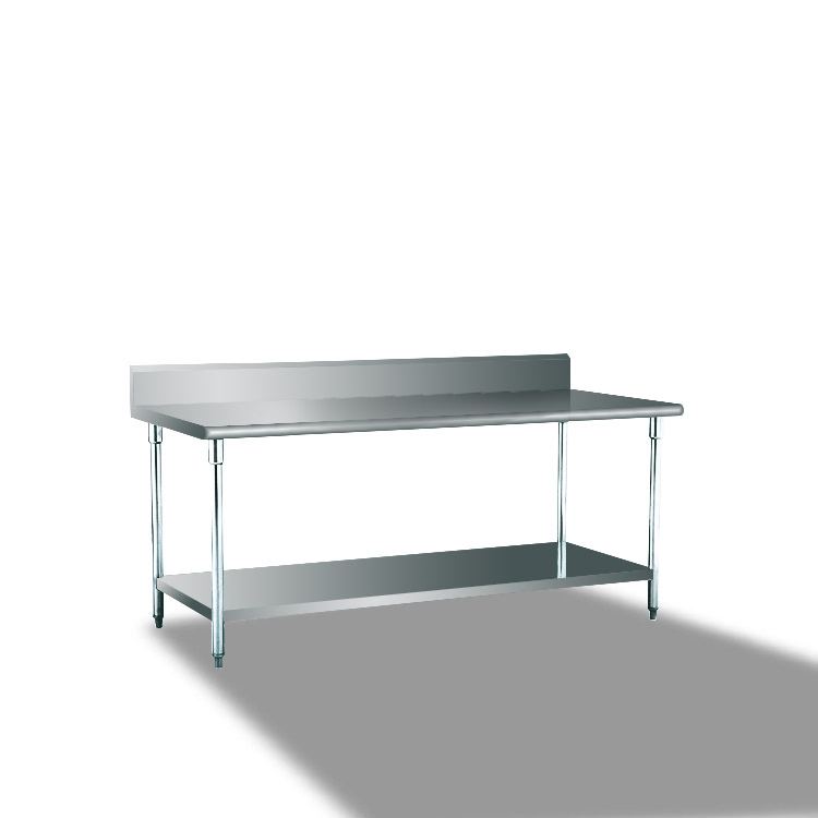 Assembling Stainless Steel Work Table with Overshelves (CZ120TS)