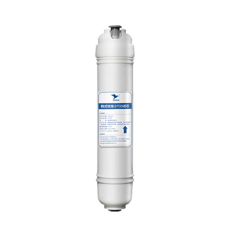 Coconut Activated Carbon Block T33 Inline Water Filter Cartridge for RO/UF System Offering OEM ODM Services