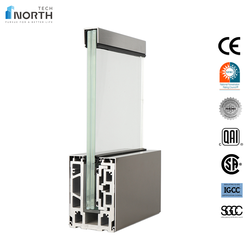 Tempered Laminated Glass Aluminum Stainless Steel Glass Railing Supplier