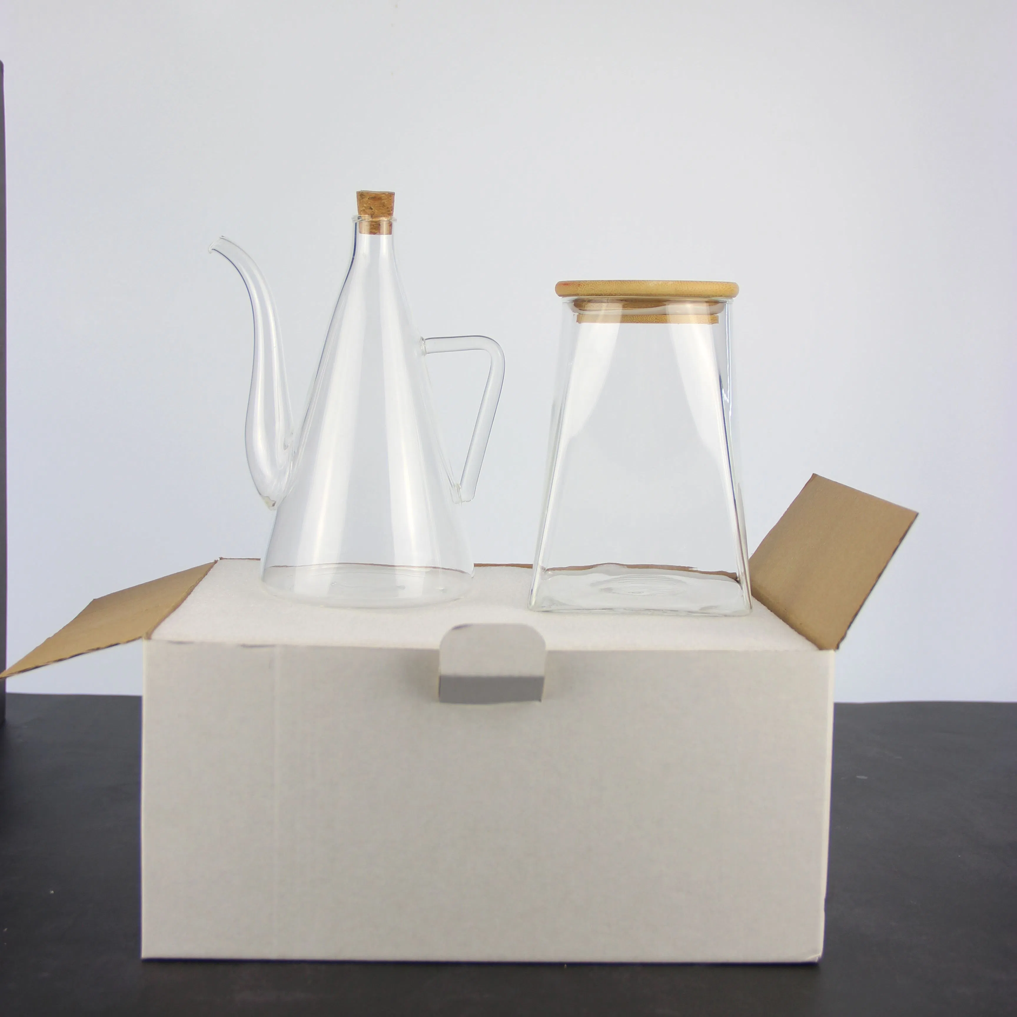 Kitchen Airtight Food Storage Jar & Oil Bottle Set