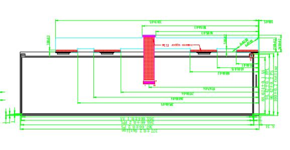 14.74 Inch EPD for Electronic Conference Nameplate Used in Conference Rooms