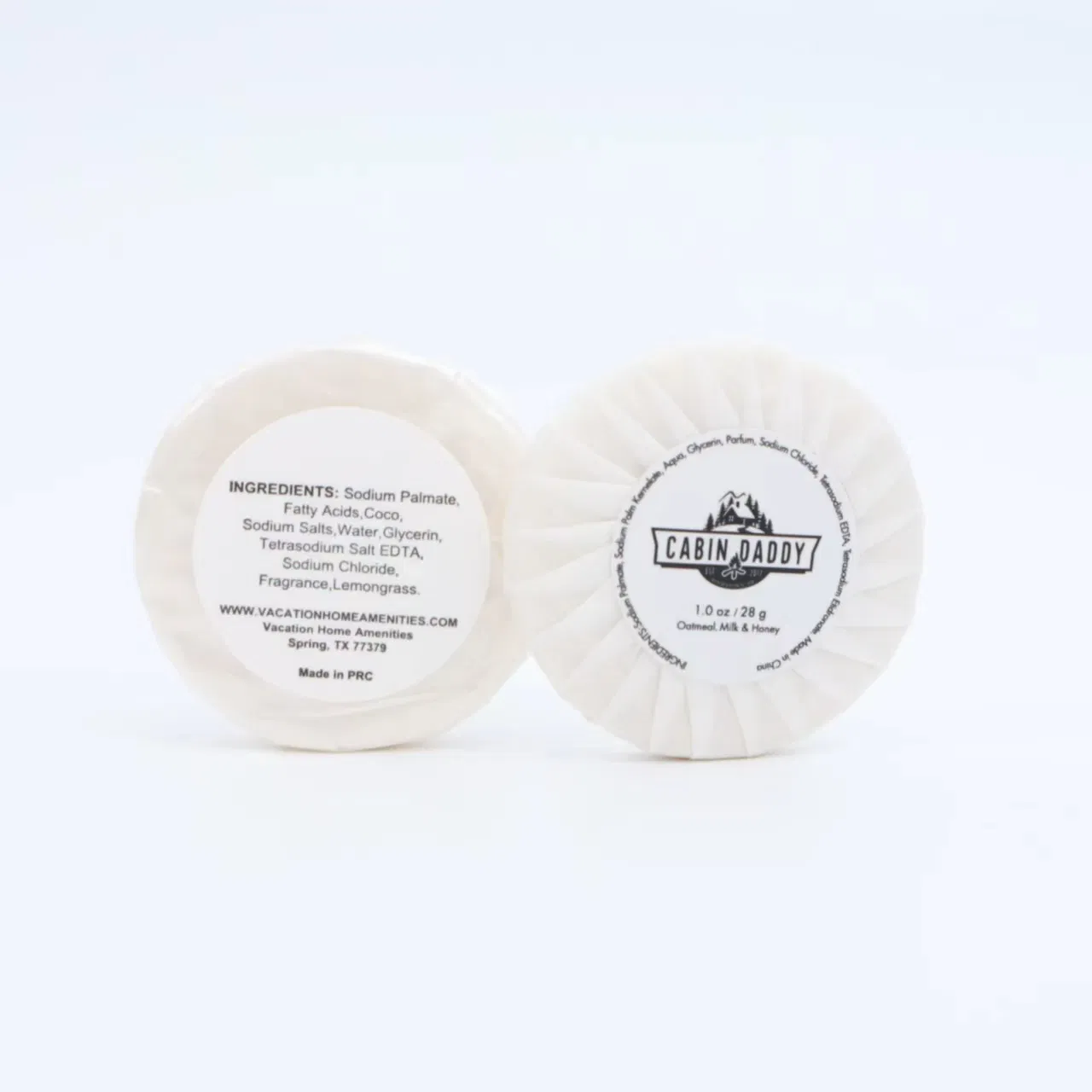 Sustainable Pleated Paper Wrap Soap - Custom Printed Luxury Hotel Amenity Supplier