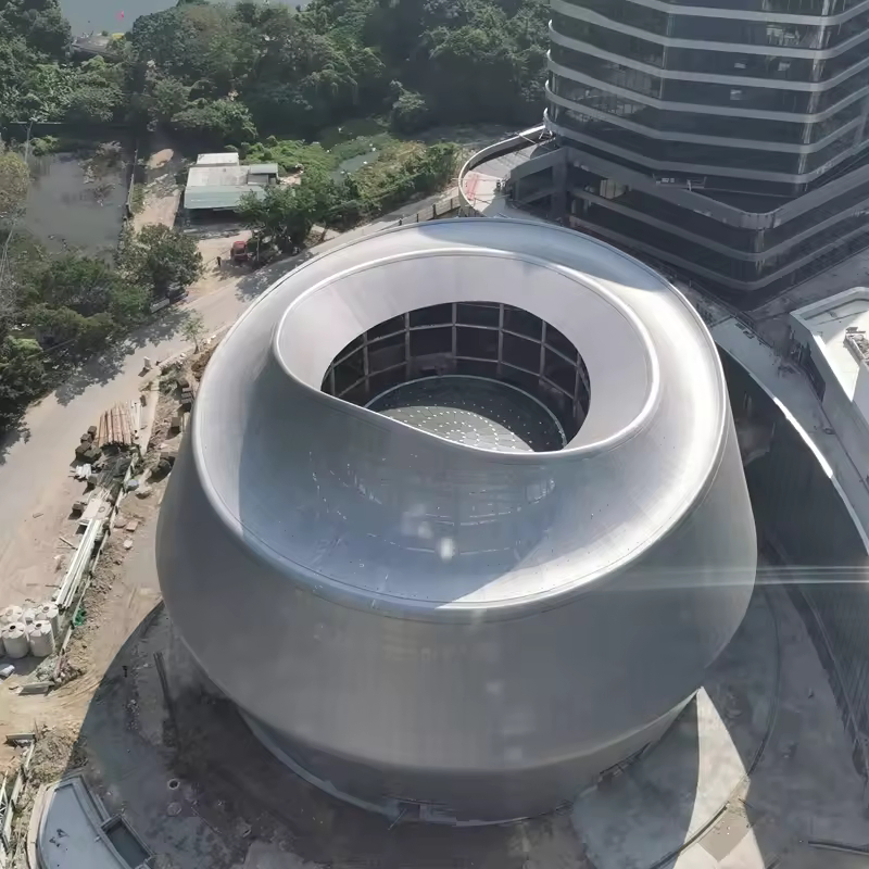 Cladding Wall Aluminum Perforated Panel for Residential Building Facade Veneer