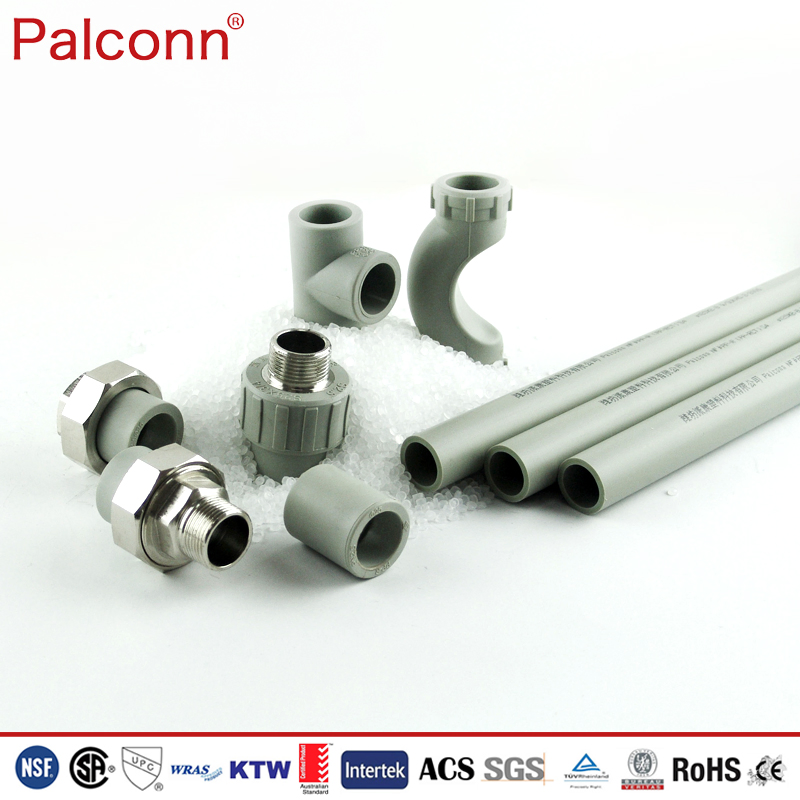 Pn25 PPR Al PPR Pipe for Hot and Cold Water 20*3.4mm White/Green Color